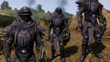 Эбонитовая броня skywind