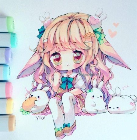 Милые аниме рисунки