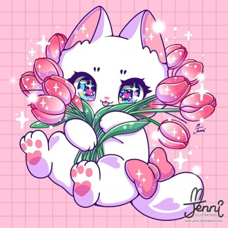 Jenny illustrations котики каваи