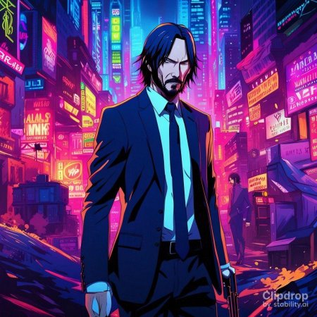 Джон уик киберпанк