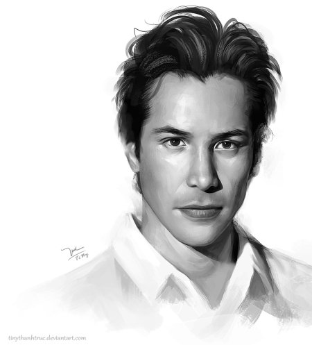 Киану ривз портрет