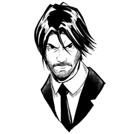 Джон уик рисунок