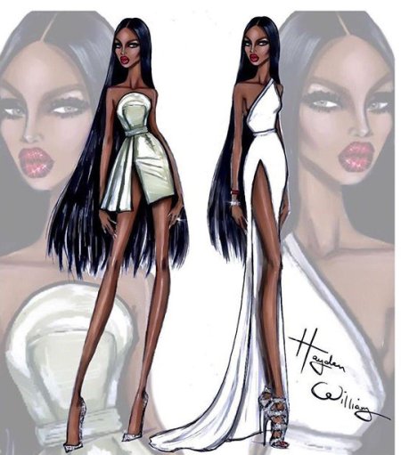 Мода эскизы