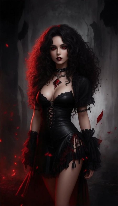 Женщина вампирша