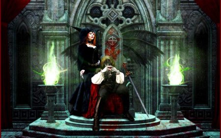 Замок дракулы тронный зал