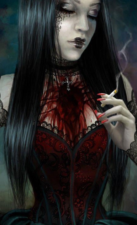 Аниме готика вампиры