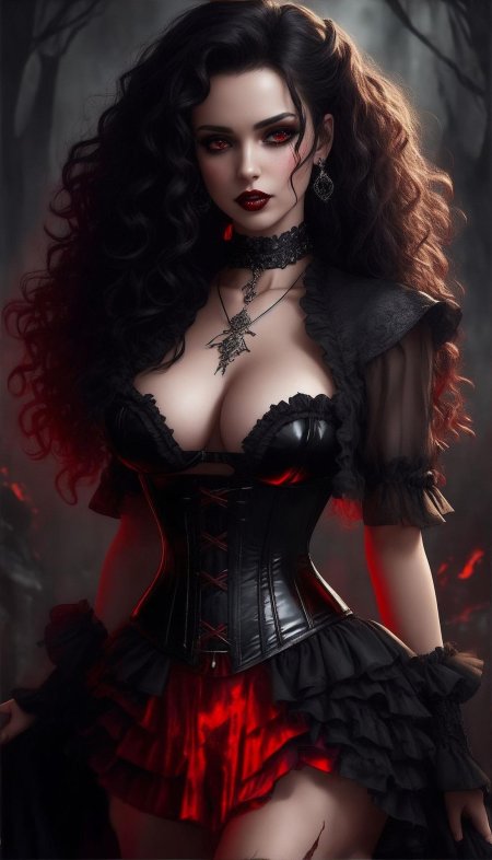 Женщина вампирша