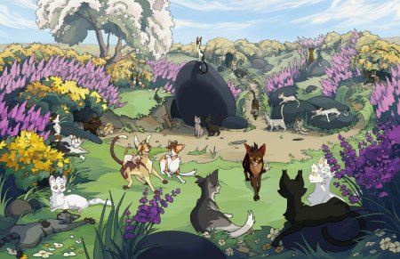 Коты воители иллюстрации