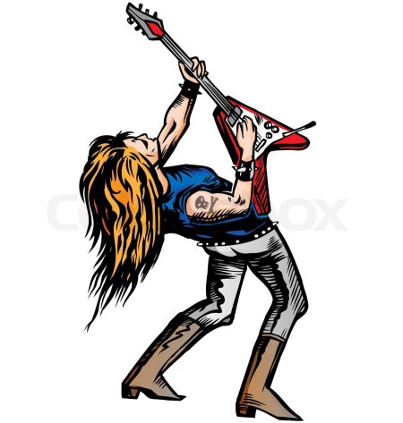 Рокер иллюстрация