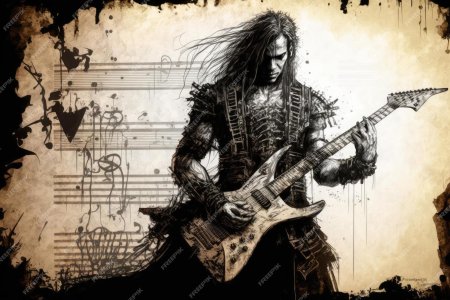 Музыкант гитарист