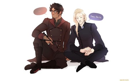 Гарри и малфой арт