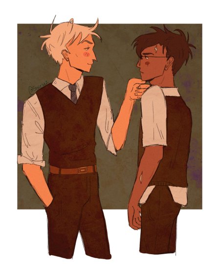 Гарри поттер и драко малфой