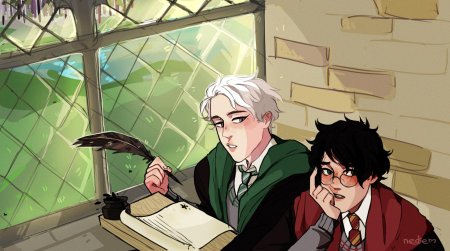 Гарри поттер и драко малфой арт