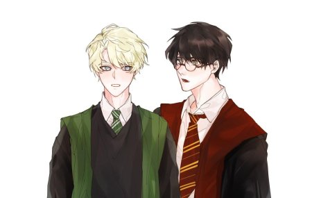 Гарри поттер и малфой аниме