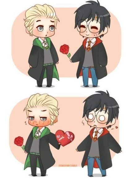 Гарри поттер и драко малфой шип