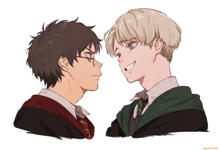 Гарри поттер и драко малфой арт