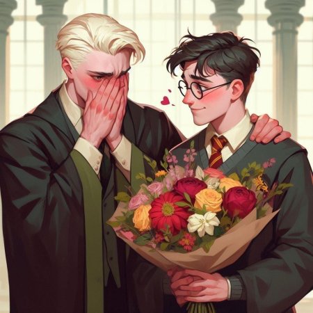 Гарри поттер и драко малфой шип