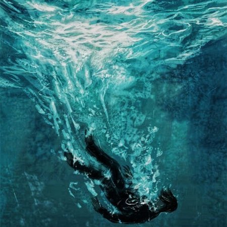 Человек падает в воду