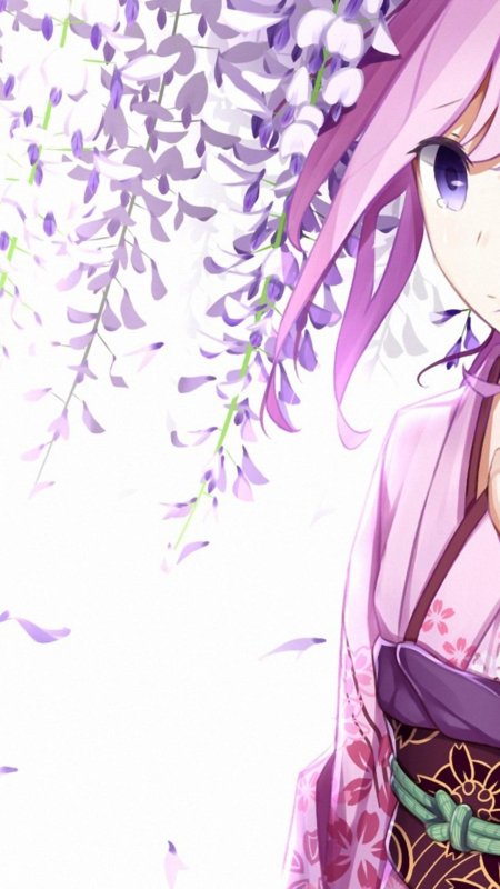 Лука мегурине в кимоно