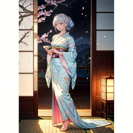 Аниме кимоно