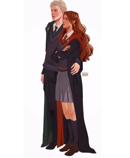 Драко малфой и гермиона арт