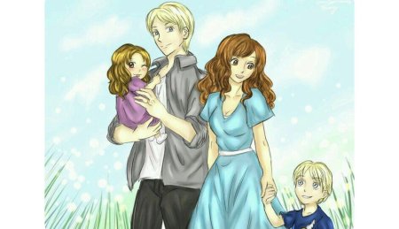 Гарри поттер малфой и гермиона