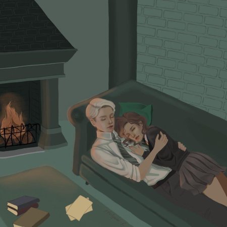 Драко малфой арт 18 драмиона