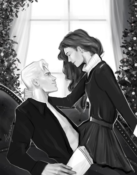 Драко малфой и гермиона грейнджер арт