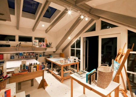 Интерьер мастерской художника