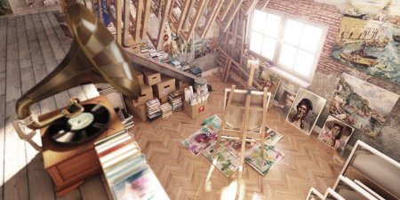 Чердак художника