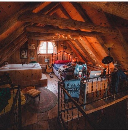 Уютный чердак