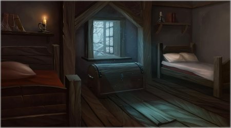 Средневековый постоялый двор комнаты