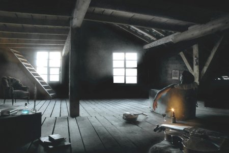 Комната на чердаке