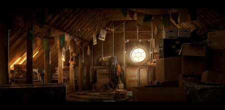 Чердак комната