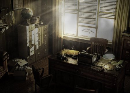Кабинет детектива нуар