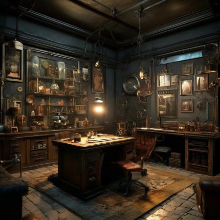 Интерьер в стиле стимпанк