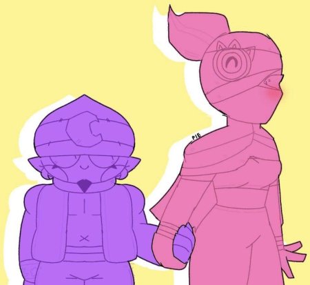 Brawl stars в аниме эдгар и колетт