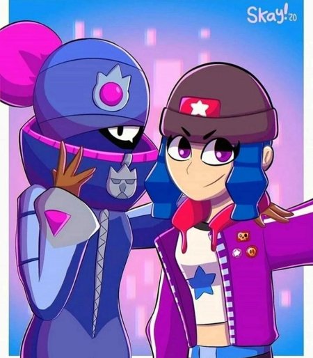 Биби героиня арт бравл старс