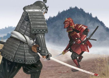 Самурай доспехи красный такеда