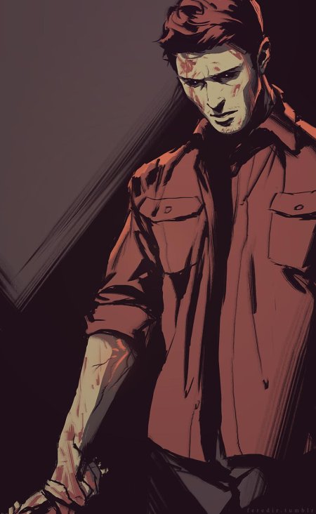 Дин винчестер art