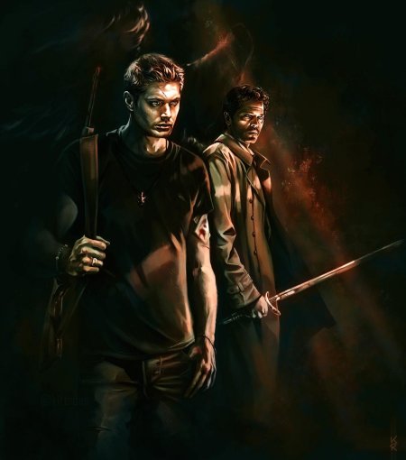 Дин винчестер сверхъестественное арт