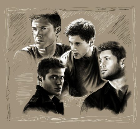 Дин винчестер сверхъестественное постер