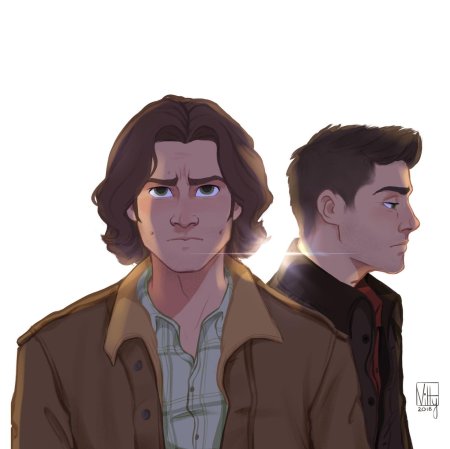 Сэм дин кастиэль габриэль