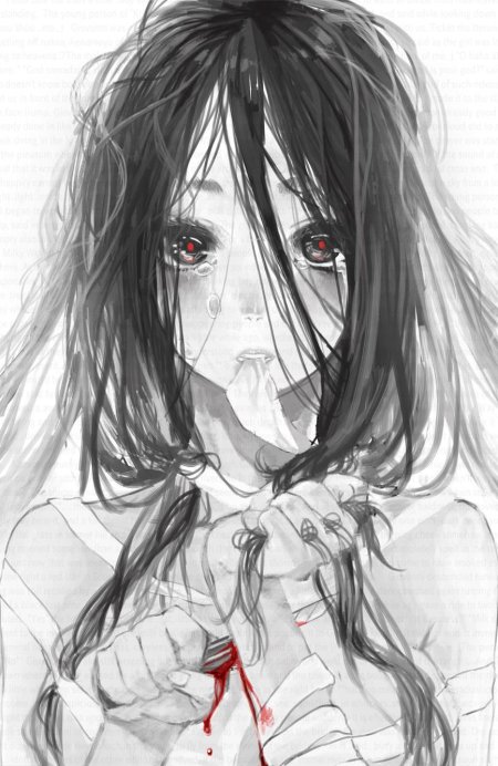 Аниме депрессия кровь