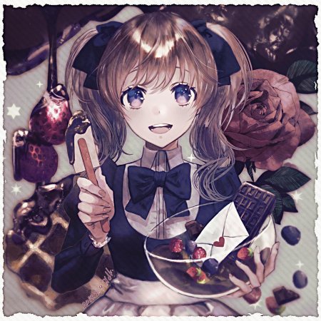 Красивая аниме девушка