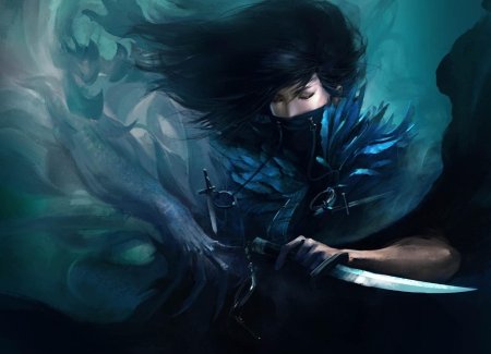 Девушка с кинжалом