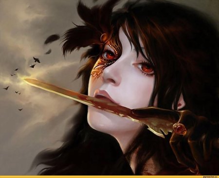 Девушка с кинжалом