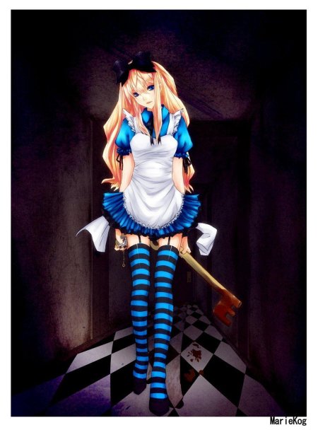 Аниме алиса в стране чудес