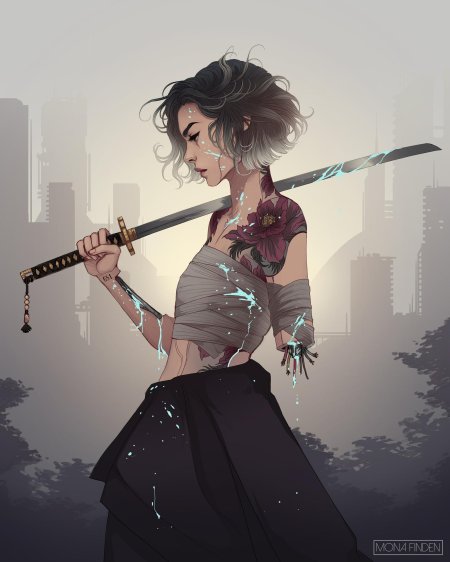 Арт девушек