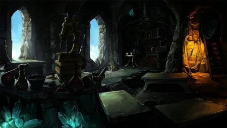 Алхимическая лаборатория арт концепт